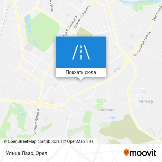 Карта Улица Лазо
