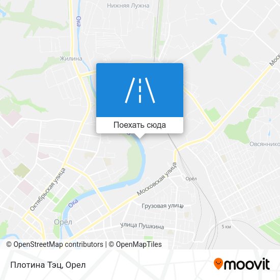 Карта Плотина Тэц