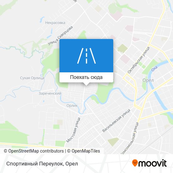 Карта Спортивный Переулок