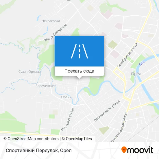 Карта Спортивный Переулок