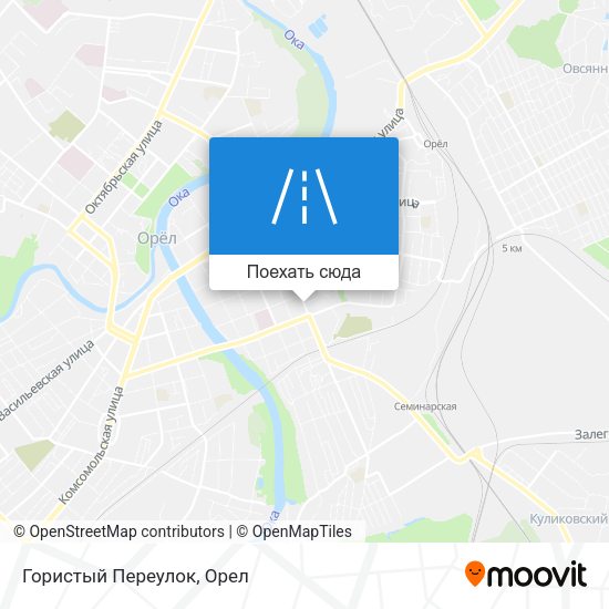 Карта Гористый Переулок