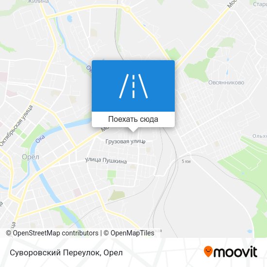 Карта Суворовский Переулок