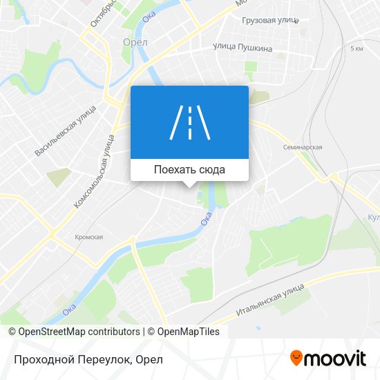Карта Проходной Переулок