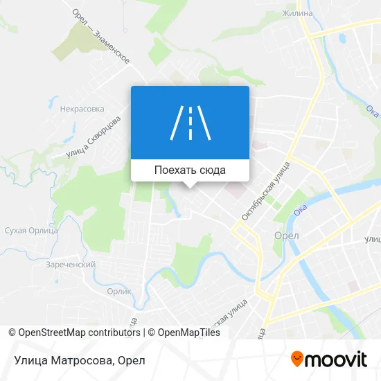Карта Улица Матросова