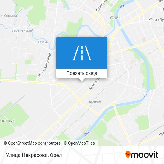 Карта Улица Некрасова