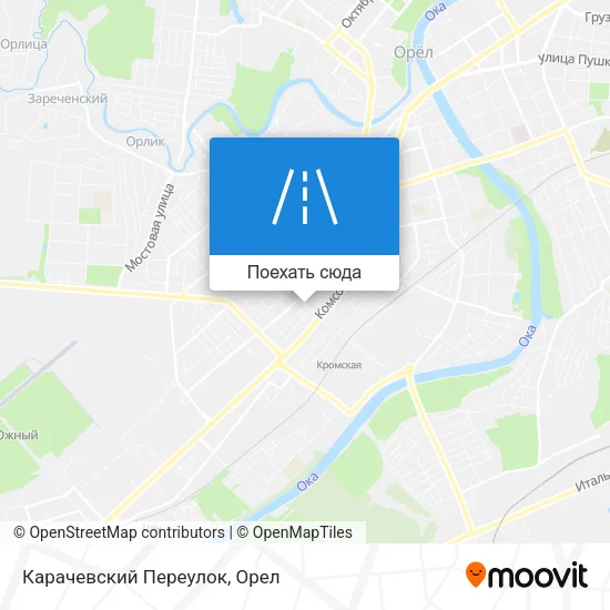 Карта Карачевский Переулок