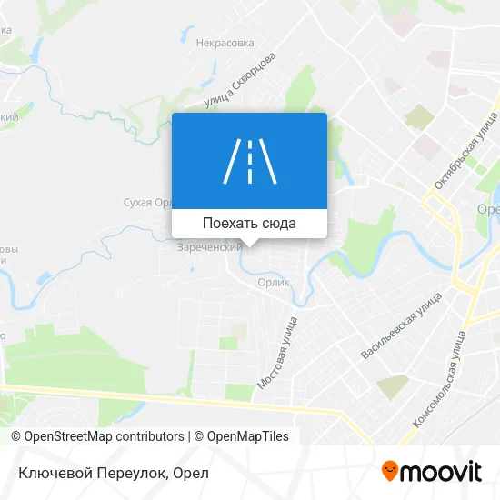 Карта Ключевой Переулок