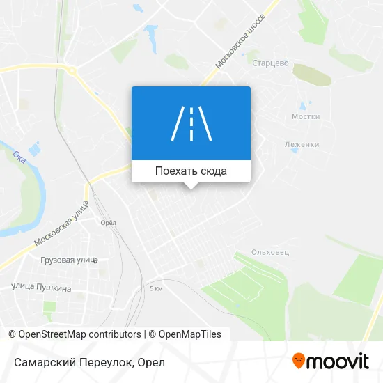 Карта Самарский Переулок
