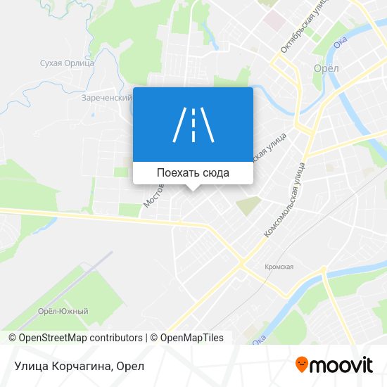 Карта Улица Корчагина