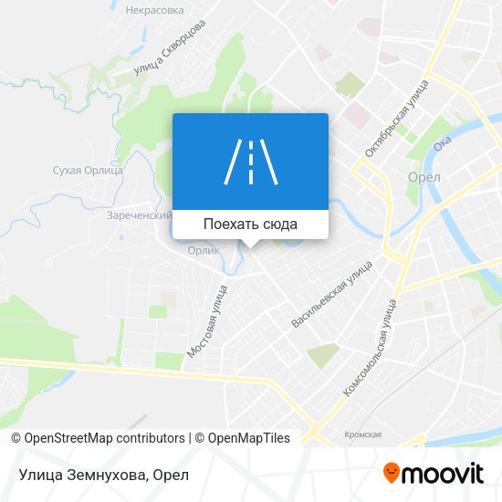 Карта Улица Земнухова