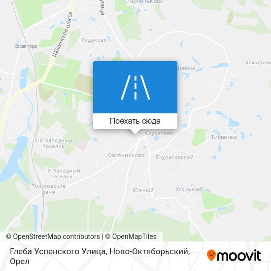 Карта Глеба Успенского Улица, Ново-Октяборьский