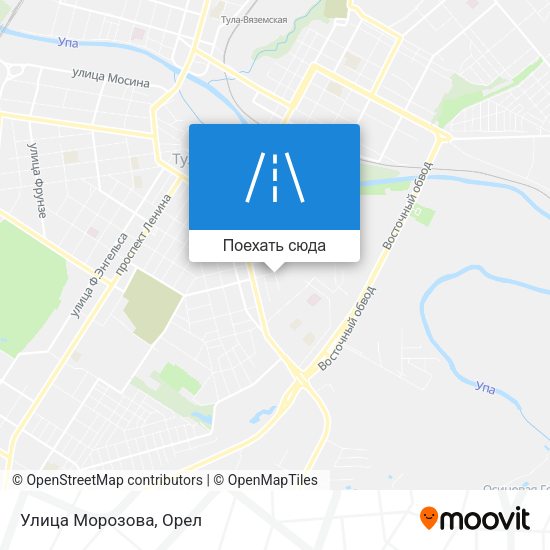 Карта Улица Морозова