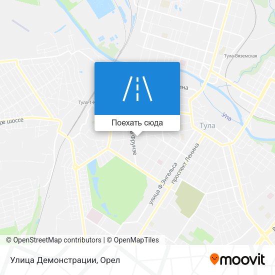 Карта Улица Демонстрации