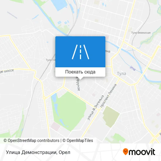 Карта Улица Демонстрации