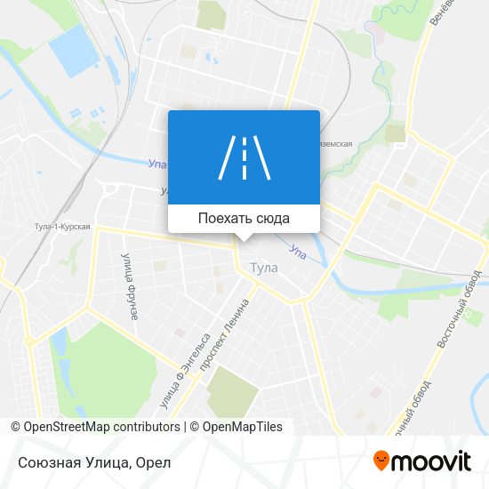 Карта Союзная Улица