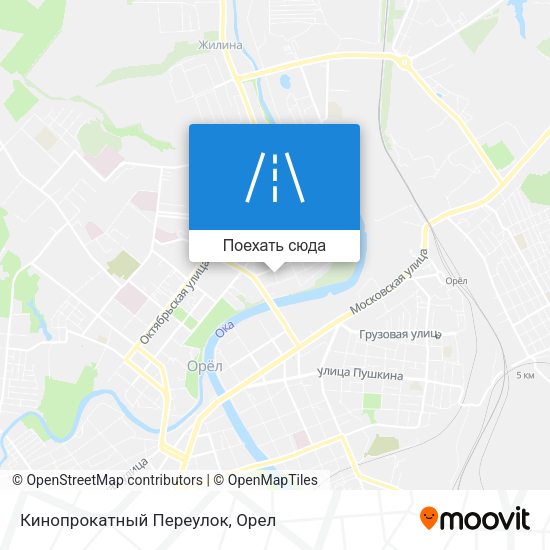 Карта Кинопрокатный Переулок