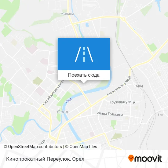 Карта Кинопрокатный Переулок