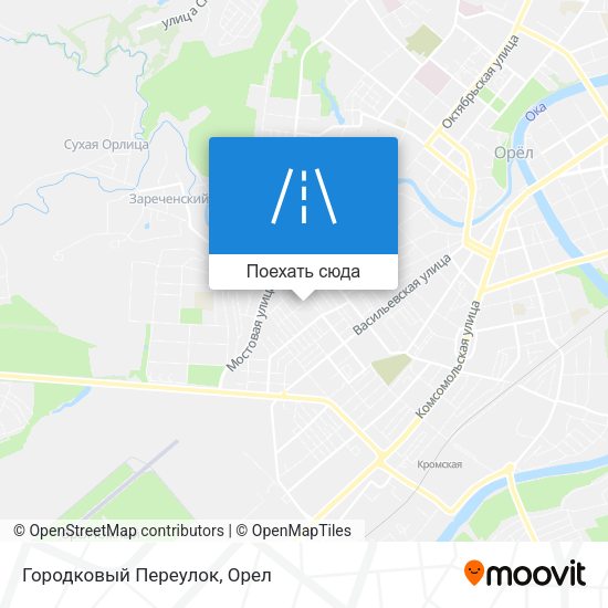 Карта Городковый Переулок