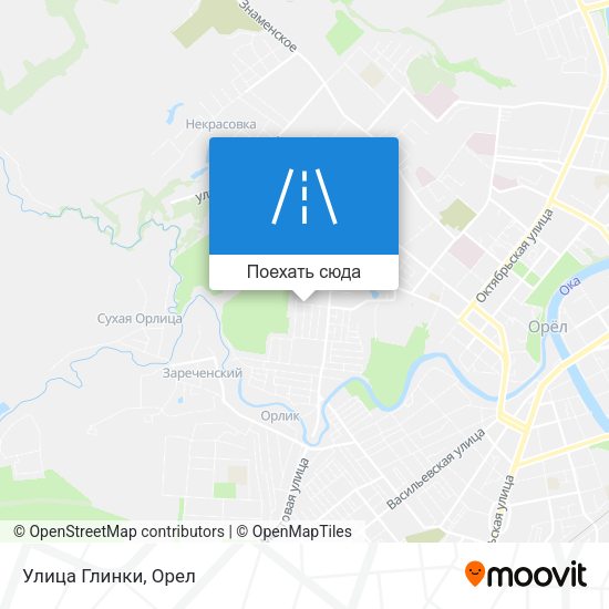 Карта Улица Глинки
