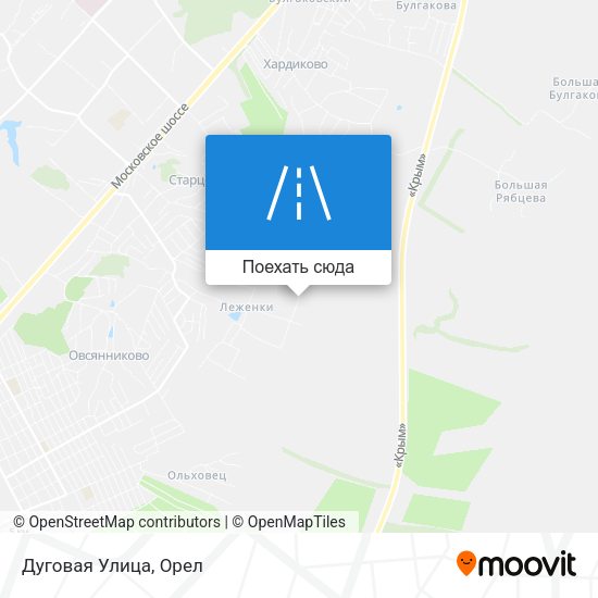 Карта Дуговая Улица