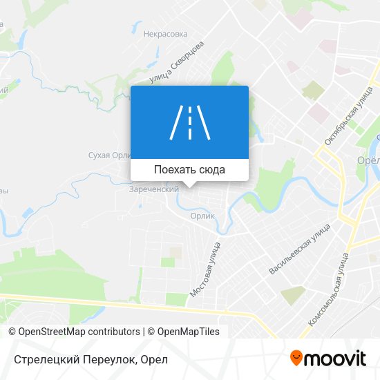 Карта Стрелецкий Переулок