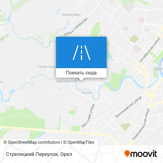 Карта Стрелецкий Переулок