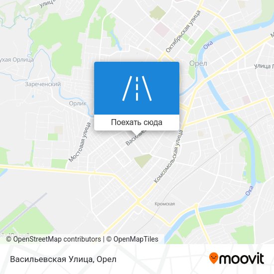 Карта Васильевская Улица