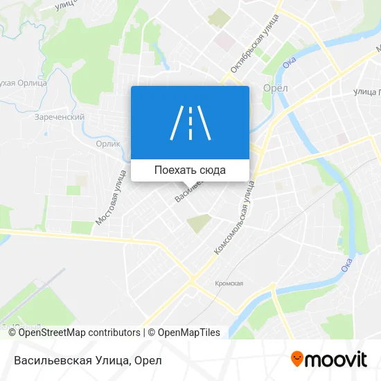 Карта Васильевская Улица
