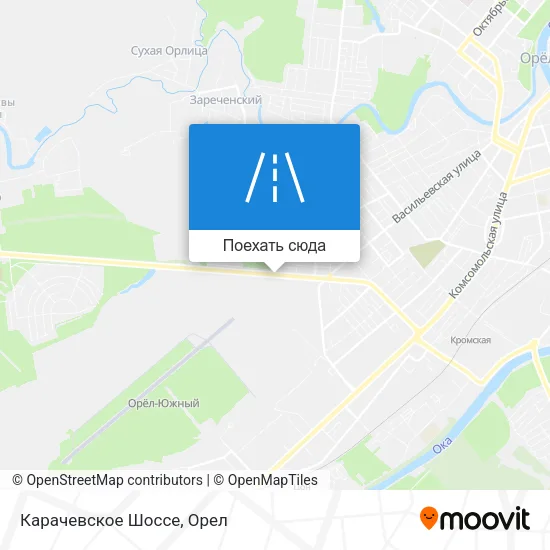 Карта Карачевское Шоссе
