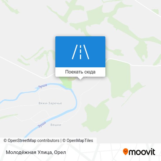 Карта Молодёжная Улица