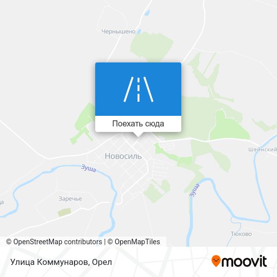 Карта Улица Коммунаров