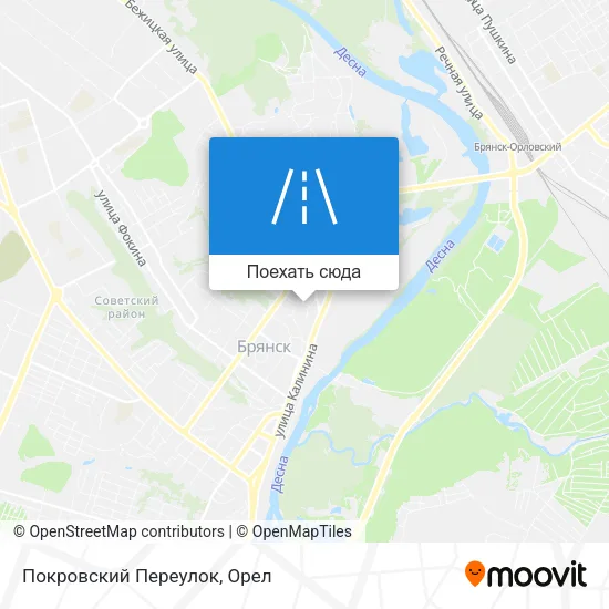 Карта Покровский Переулок