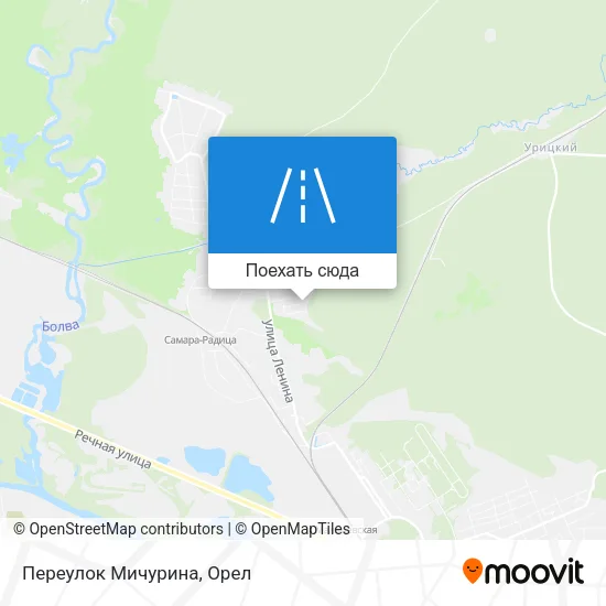 Карта Переулок Мичурина