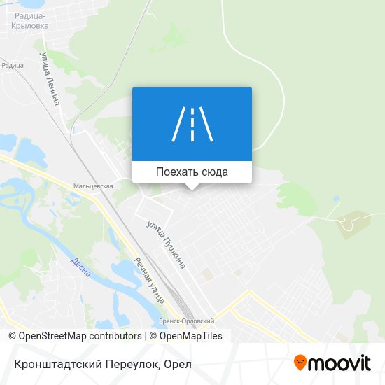 Карта Кронштадтский Переулок