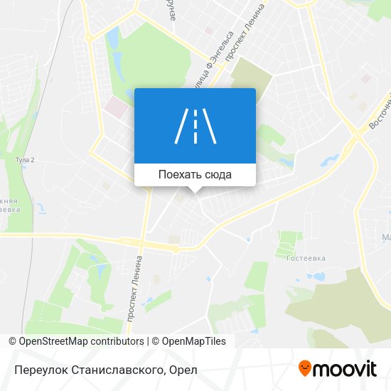 Карта Переулок Станиславского