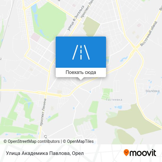 Карта Улица Академика Павлова