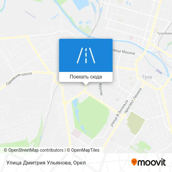 Карта Улица Дмитрия Ульянова