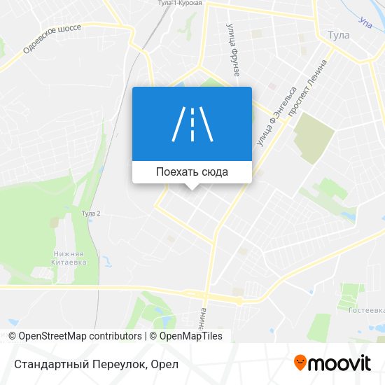 Карта Стандартный Переулок