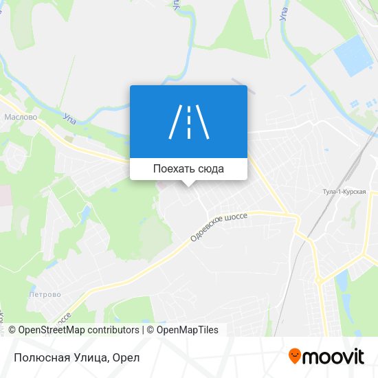 Карта Полюсная Улица