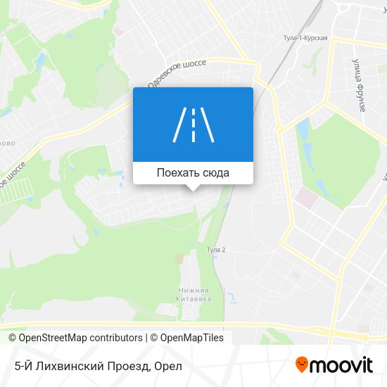 Карта 5-Й Лихвинский Проезд