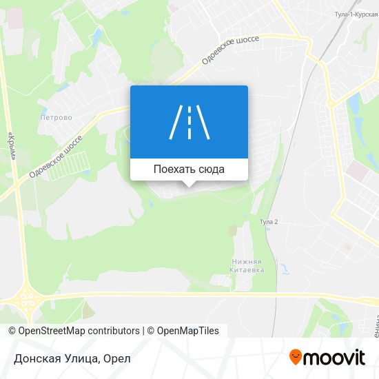 Карта Донская Улица