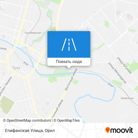 Карта Епифанская Улица