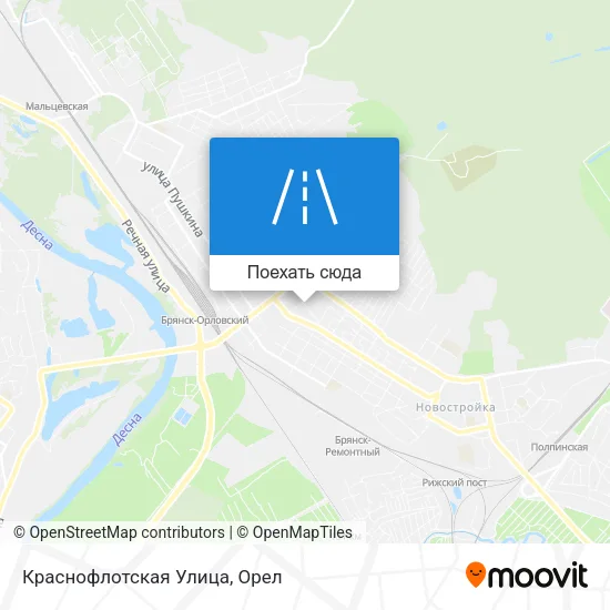 Карта Краснофлотская Улица