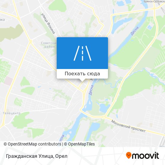 Карта Гражданская Улица