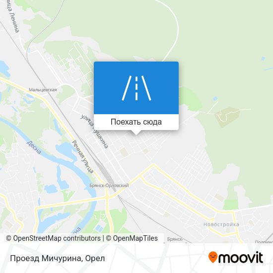 Карта Проезд Мичурина