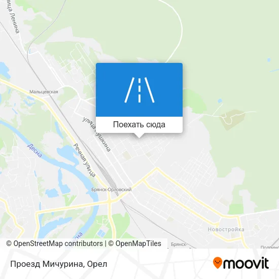 Карта Проезд Мичурина