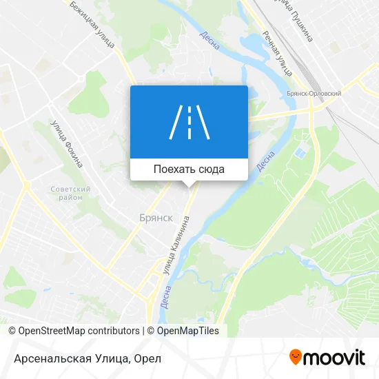 Карта Арсенальская Улица