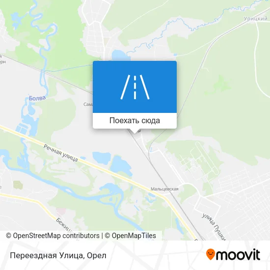 Карта Переездная Улица
