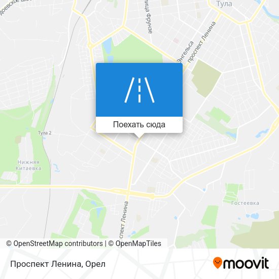Карта Проспект Ленина
