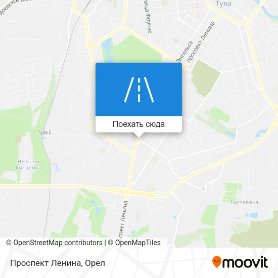 Карта Проспект Ленина